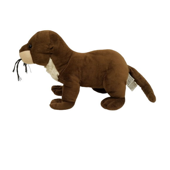 Fiesta Lil Buddies 9" Plush Brown River Otter Stuffed Animal Toy Realistic - Picture 3 of 10